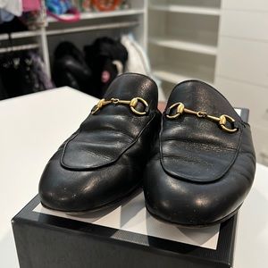 WOMEN'S PRINCETOWN LEATHER SLIPPER Gucci Size 38 1/2